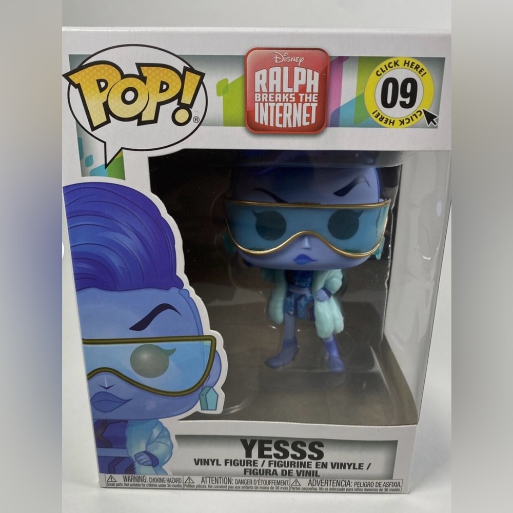 NIB Funko Pop Disney Ralph Breaks the Internet Yesss #09 w/ Protector